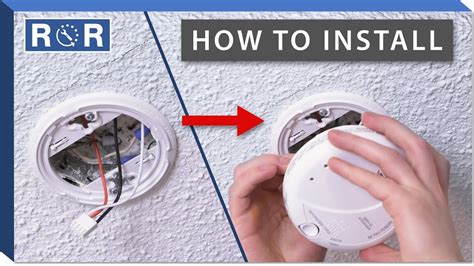 can you install battery powered smoke alarm over electric box|battery alarm installation instructions.